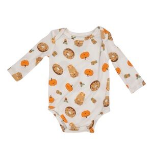 Angel Dear Bodysuit, Pumpkin Spice Latte, Size 3-6 Months NWT